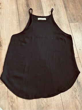 Abercrombie & Fitch Black High-Neck Tank Top